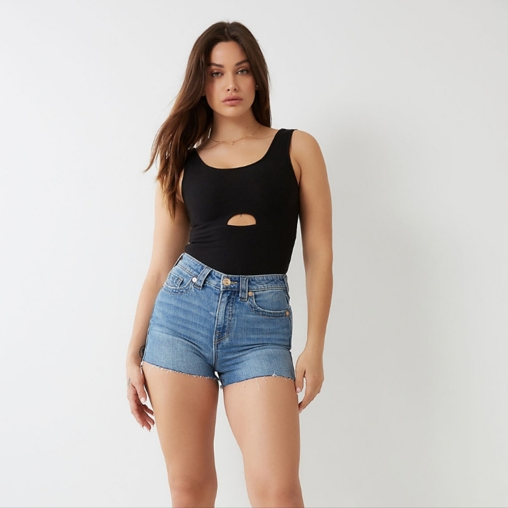 True Religion Maisie Jean Shorts